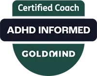 adhd informed coach badge dark